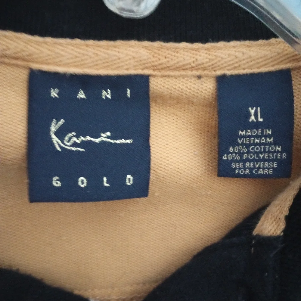 Karl Kani Striped Black Polo Shirt XL - Picture 5 of 5